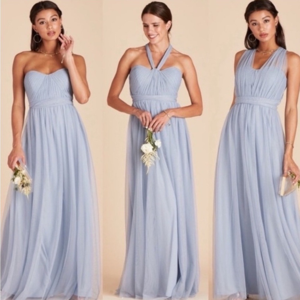 Birdy Grey Light Blue Convertible Maxi Dress